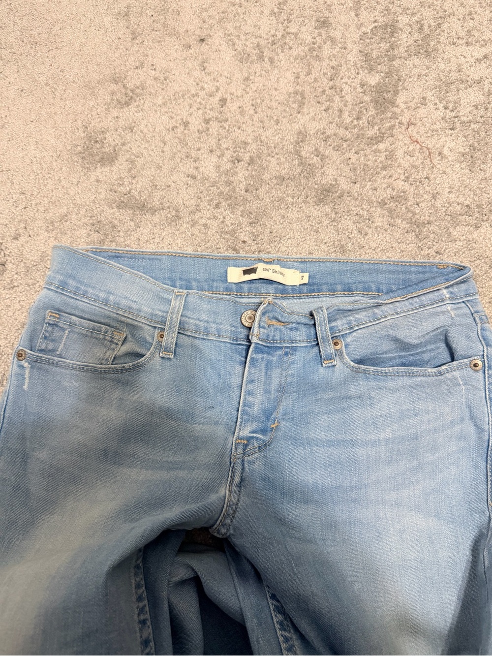 Levi’s Light Blue Women's Straight-Leg Jeans - Picture 3 of 6